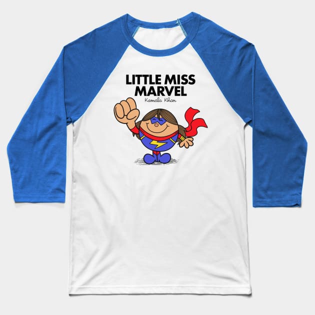 Little Miss Marvel Baseball T-Shirt by yellovvjumpsuit